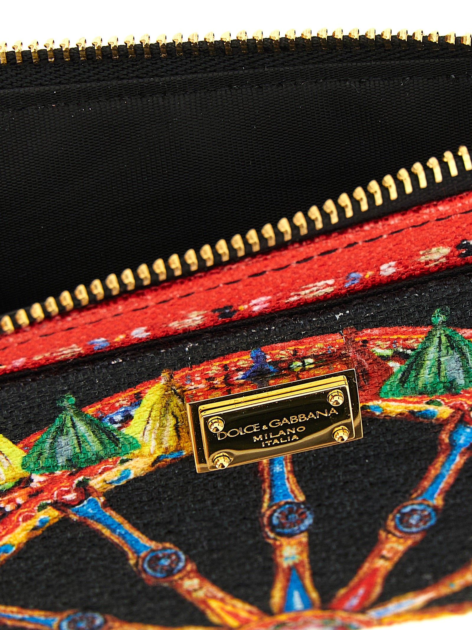 Cardholder Card Case by Dolce & Gabbana for women in stretch cotton linen & leather multicolor, signature & print features a refined silhouette, showcasing the elegant lines of the Stretch Cotton Linen & Leather Cardholder Card Case alongside premium card-organization for a refined finish.