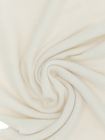 Scarf by Brunello Cucinelli for women in silk cashmere & sequins white showcases a on trend silhouette, artfully capturing the on trend essence of the Silk Cashmere & Sequins Scarf design with a sophisticated finish.