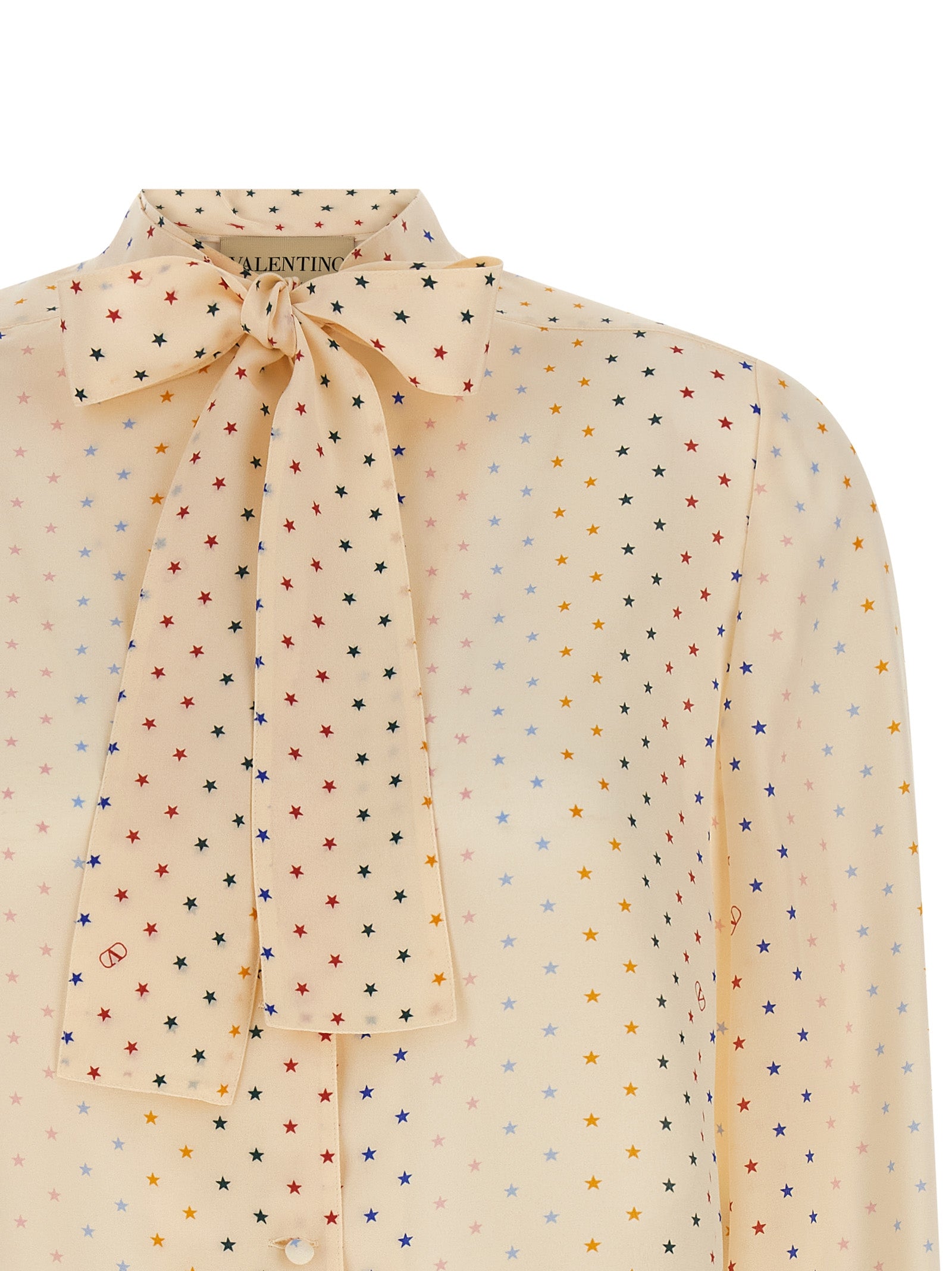 Blouse by Valentino Garavani for women in silk multicolor, pink, patterned & print presents a discerning silhouette, showcasing a sophisticated and for a truly discerning finish.