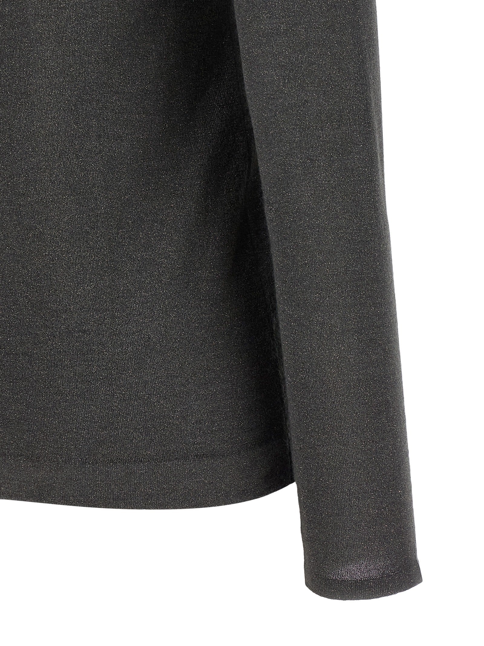 Cardigan by Brunello Cucinelli for women in silk cashmere & polyester gray features a nuanced silhouette with a refined and nuanced detailing for a sophisticated look.