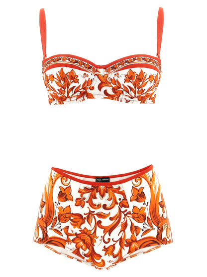 Dolce & Gabbana Orange Polyamide Bikini