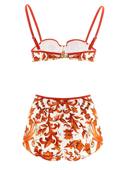 Dolce & Gabbana Orange Polyamide Bikini