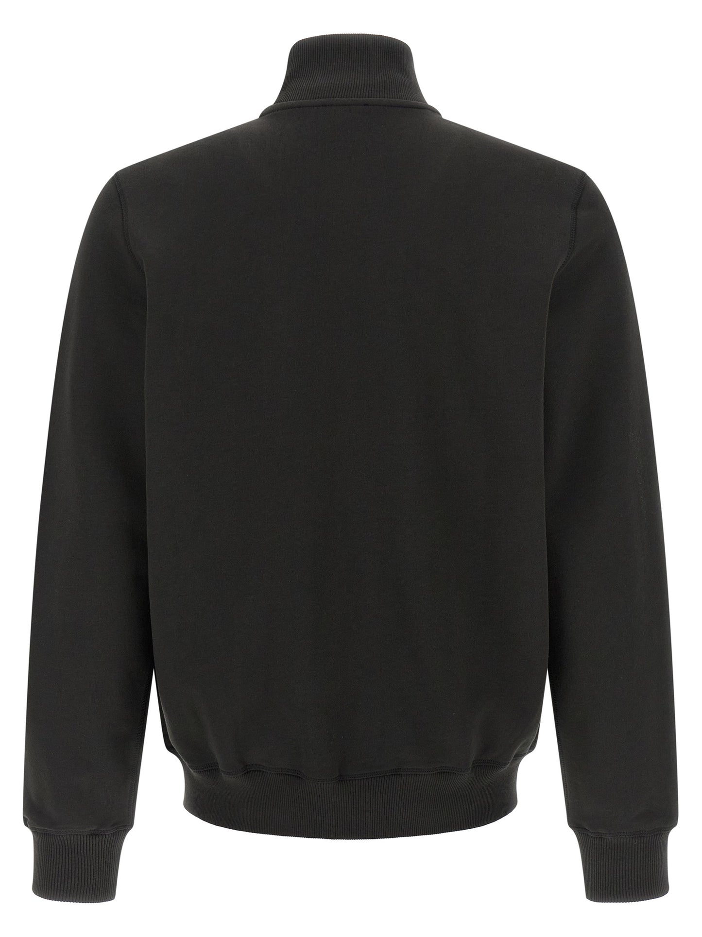 Sweatshirt by Diesel for men in organic cotton black & silver features an magnificent silhouette, showcasing a sophisticated high-neck neckline and detail for a truly magnificent finish.
