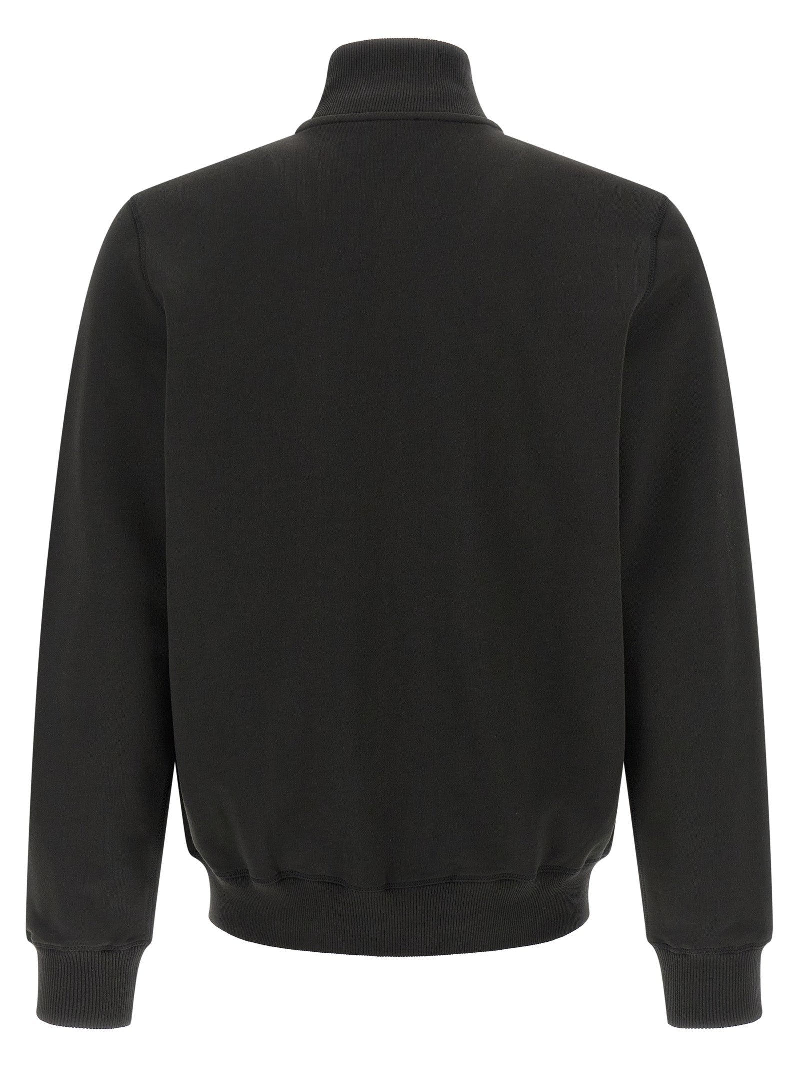 Sweatshirt by Diesel for men in organic cotton black & silver features an magnificent silhouette, showcasing a sophisticated high-neck neckline and detail for a truly magnificent finish.