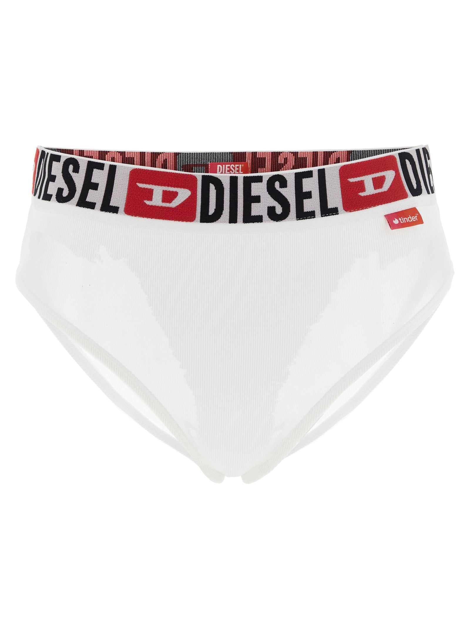 Underpants Briefs by Diesel for women in stretch polyester cotton transparent, white & jacquard features an nuanced silhouette, showcasing the nuanced design of this Women's Stretch Polyester Cotton Underpants Briefs with an nuanced fit and refined finish.