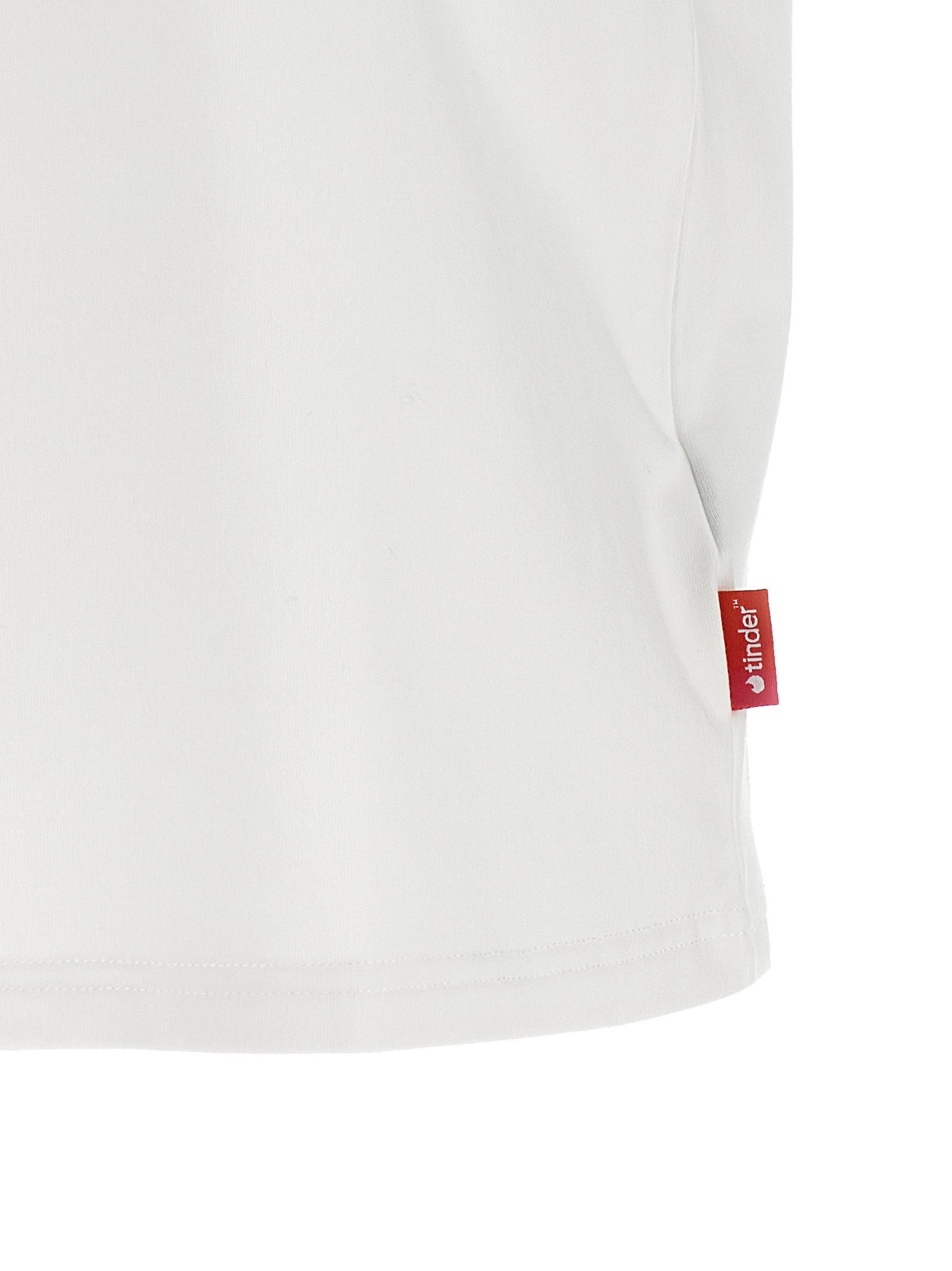 Activewear T-Shirt by Diesel for women in stretch polyester cotton transparent & white features an contemporary design with , a length, and a contemporary .