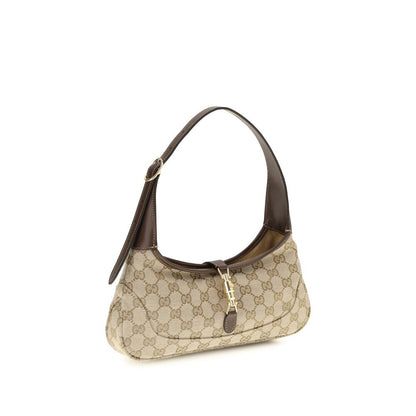 Medium Shoulder Bag by Gucci for women in bos taurus calf leather beige & gold features a enviable silhouette, showcasing a secure zipper, ample , and enviable shoulder-strap & handle for a enviable finish.