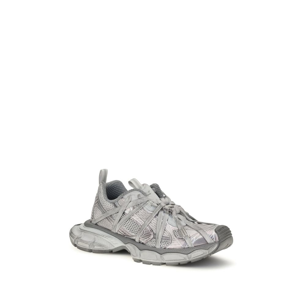 Athletic Sneakers by Balenciaga for men in polyester & polyurethane gray showcases an impeccable silhouette, defined by an impeccable chunky style design that perfectly captures the essence of the Men's Chunky Polyester & Polyurethane Athletic Sneakers.
