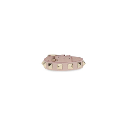 Bracelet by Valentino Garavani for women in bos taurus calf leather gold & multicolor showcases a luminous , artfully capturing the essence of the luminous Rockstud Women's Bos Taurus Calfskin Leather Bracelet collection.