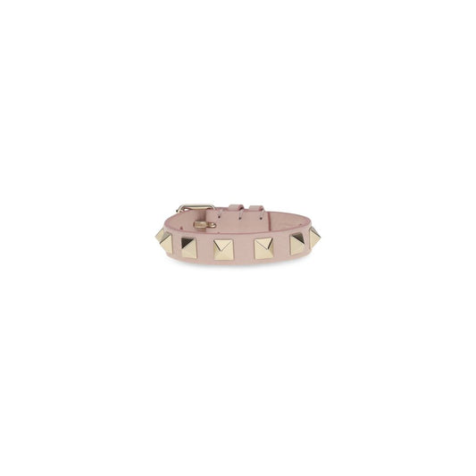 Bracelet by Valentino Garavani for women in bos taurus calf leather gold & multicolor showcases a luminous , artfully capturing the essence of the luminous Rockstud Women's Bos Taurus Calfskin Leather Bracelet collection.