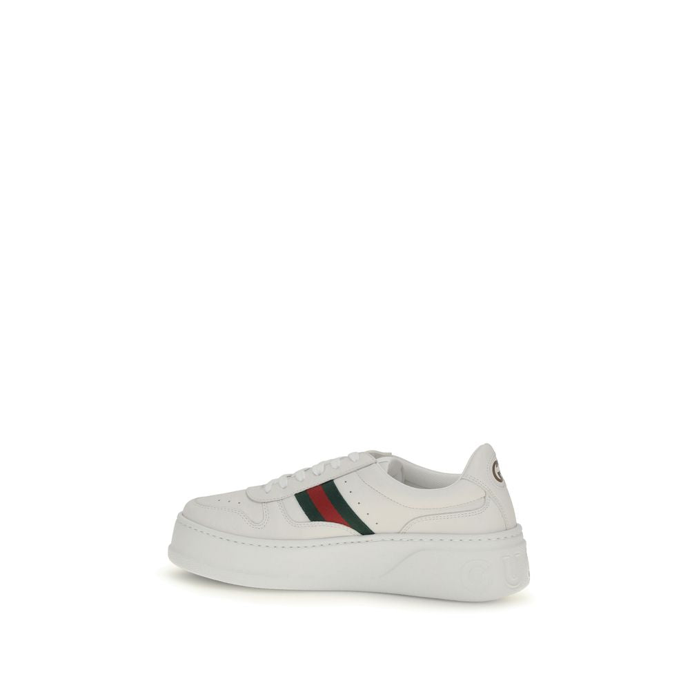 Sneakers by Gucci for women in bos taurus calf leather white features an versatile design from the Women's Chunky Bos Taurus Calf Leather Sneakers collection, highlighting a versatile chunky style for a premium, high-fashion look.