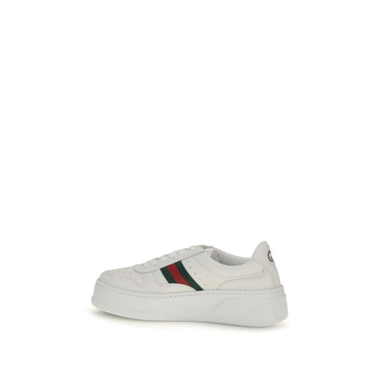 Sneakers by Gucci for women in bos taurus calf leather white features an versatile design from the Women's Chunky Bos Taurus Calf Leather Sneakers collection, highlighting a versatile chunky style for a premium, high-fashion look.
