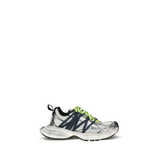 Athletic Sneakers by Balenciaga for men in tu polyester & polyurethane gray showcases a architectural silhouette, artfully capturing the essence of the Men's Athletic TU Polyester & Polyurethane Sneakers with its signature architectural athletic style construction.