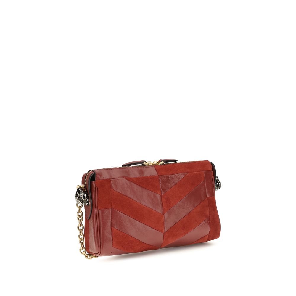 Shoulder Bag by Valentino Garavani for women in bio-acetate enamel & bos taurus calf leather gold, multicolor, patterned, chevron & signature features an effortlessly chic silhouette with a secure zipper, ample single-compartment, and versatile shoulder-strap & adjustable-strap for effortlessly chic everyday luxury.