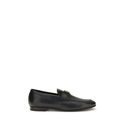 Loafer Slip-On Shoes by Valentino Garavani for men in bos taurus calf leather black, gold & signature showcases a resplendent V Logo Men's Bos Taurus Calf Leather Loafer Slip-On Shoes aesthetic, defined by its resplendent and elegant .