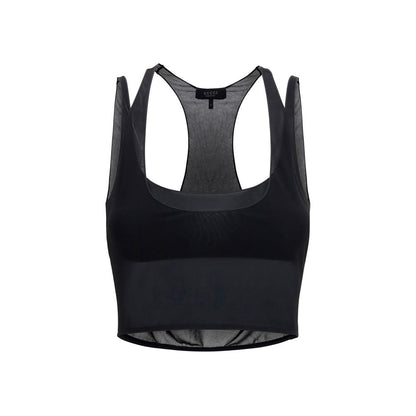 Bra by Gucci for women in viscose black features a discreet silhouette, showcasing the discreet design and fit of this Women's Viscose Bra.