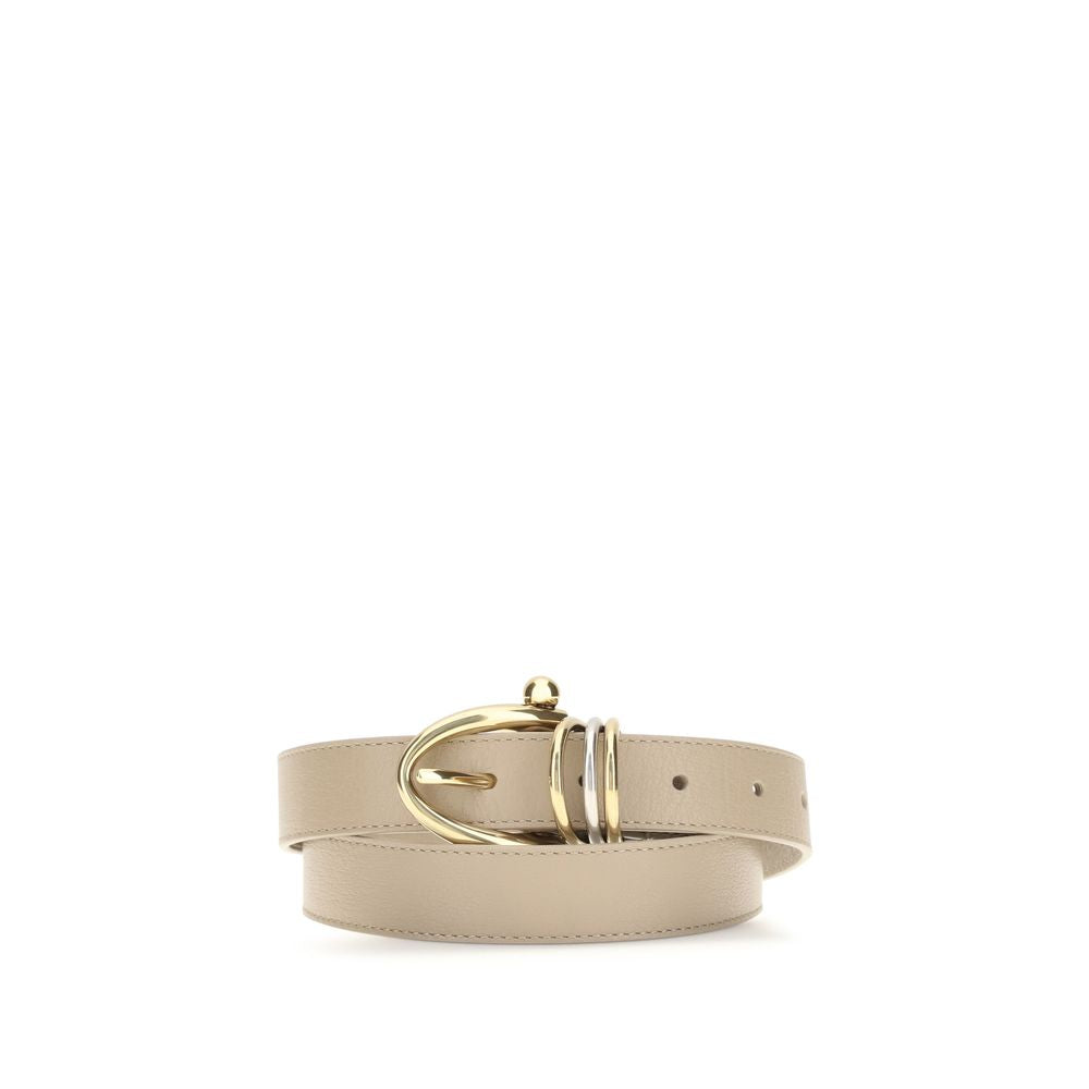 Chloé Women's Bos Taurus Calf & Buffalo Leather Bracelet - Beige Gold Silver
