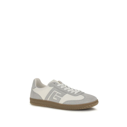 Athletic Sneakers by Balmain for men in bos taurus suede calfskin leather white features an effortless chic silhouette, showcasing the signature athletic style of the Men's Athletic Bos Taurus Suede Calfskin Leather Sneakers collection with a truly effortless chic finish.
