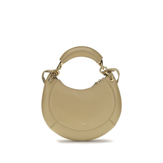 Shoulder Bag by Chloé for women in bio-acetate cotton & bos taurus calf leather beige features a effortless sophistication silhouette, secured by a buckle with ample cardholder and versatile shoulder-strap & adjustable-strap for a effortless sophistication finish.