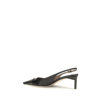Mid-Heel Kitten Slingback Pumps Heels by Tom Ford for women in bos taurus calf leather black & gold showcases a exquisite silhouette, perfectly accentuating Women's Bos Taurus Calf Leather Mid-Heel Kitten Slingback Pumps Heels with a exquisite mid-heel kitten-heel and exquisite .