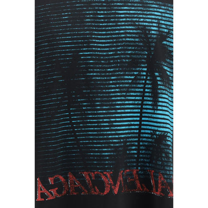 T-Shirt by Balenciaga for men in cotton black, signature & print features an on trend silhouette, perfectly showcasing a on trend and for an elevated aesthetic.