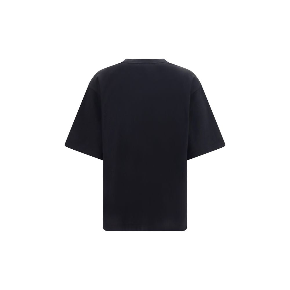 T-Shirt by Dolce & Gabbana for women in cotton black features an edgy silhouette, meticulously detailed with a sophisticated and crew neckline for a truly edgy finish.