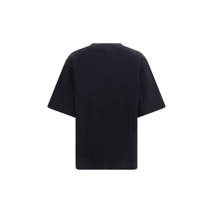 T-Shirt by Dolce & Gabbana for women in cotton black features an edgy silhouette, meticulously detailed with a sophisticated and crew neckline for a truly edgy finish.