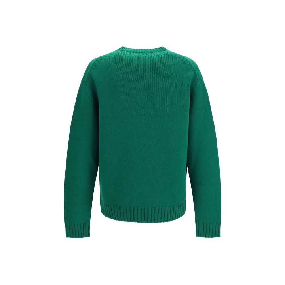 Sweatshirt by Tom Ford for men in cashmere merino wool & capra leather bicolour features an enviable silhouette, showcasing a premium and refined crew neckline for a truly enviable finish.