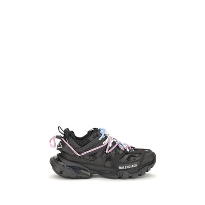 Athletic Sneakers by Balenciaga for women in polyester polyurethane & rubber black presents a sleek silhouette, perfectly capturing the athletic style essence of Track Women's Athletic Polyester Polyurethane & Rubber Sneakers with its sleek design and premium finish.