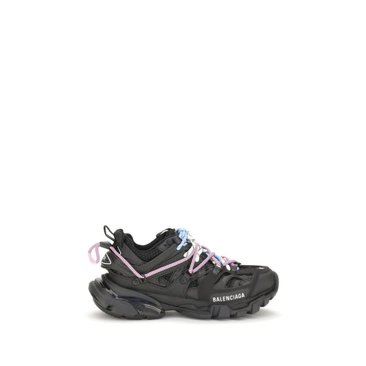 Athletic Sneakers by Balenciaga for women in polyester polyurethane & rubber black presents a sleek silhouette, perfectly capturing the athletic style essence of Track Women's Athletic Polyester Polyurethane & Rubber Sneakers with its sleek design and premium finish.