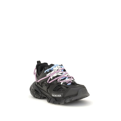 Athletic Sneakers by Balenciaga for women in polyester polyurethane & rubber black showcases an impeccable silhouette, defined by an impeccable athletic style design that perfectly captures the essence of the Track Women's Athletic Polyester Polyurethane & Rubber Sneakers.