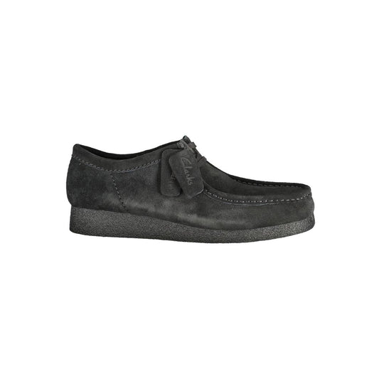 Loafer Loafers Slip-On Lace-Up Shoes by Clarks for men in polyester polyethylene suede leather black features an timeless silhouette, perfectly showcasing Men's Polyester Polyethylene Suede Leather Loafer Loafers Slip-On Lace-Up Shoes with its distinct and elegant .