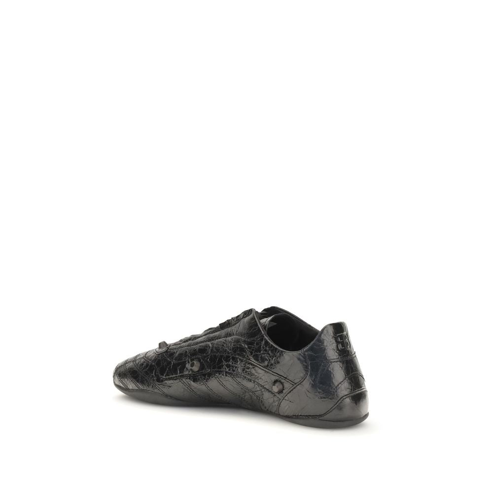 Athletic Sneakers by Balenciaga for men in bos taurus calf leather black features an timeless silhouette from the City Men's Athletic Bos Taurus Calf Leather Sneakers collection, showcasing a timeless athletic style for a timeless look.