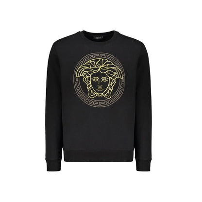 Versace Black Cotton Sweatshirt