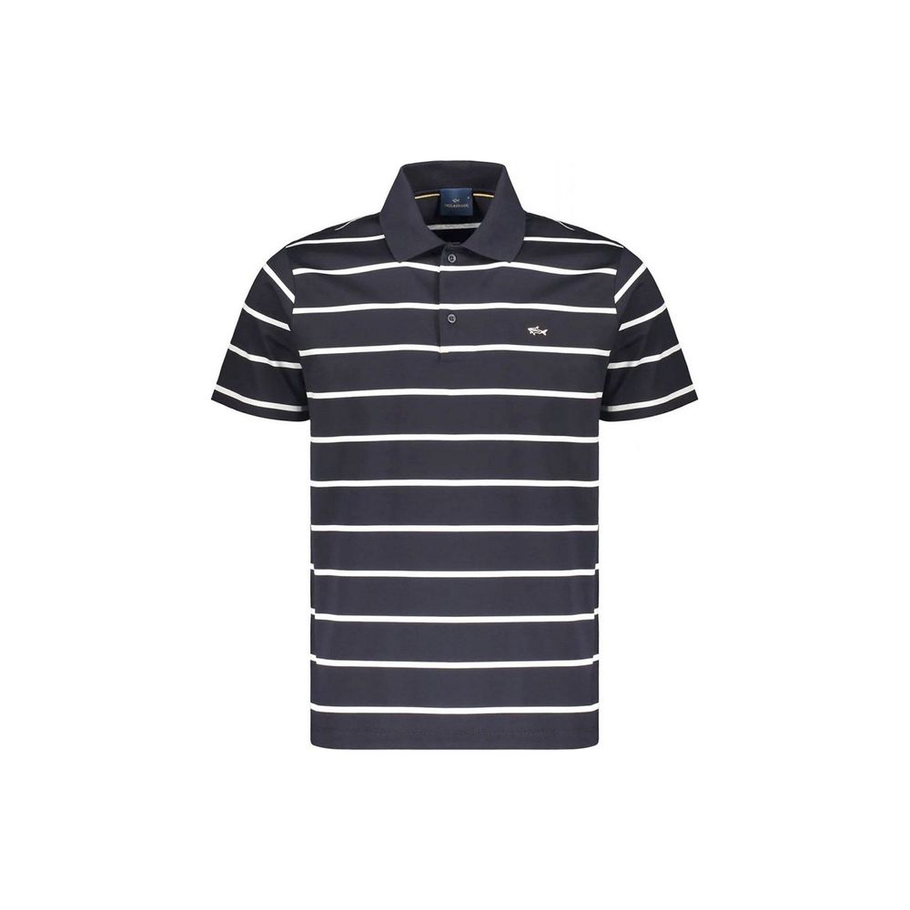 Paul & Shark Blue Cotton Polo Shirt