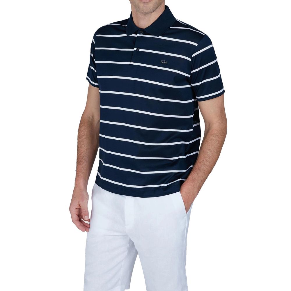 Paul & Shark Blue Cotton Polo Shirt