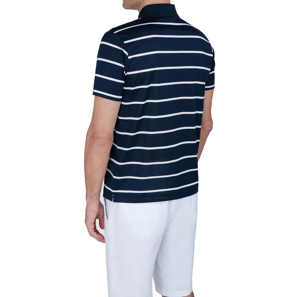 Paul & Shark Blue Cotton Polo Shirt