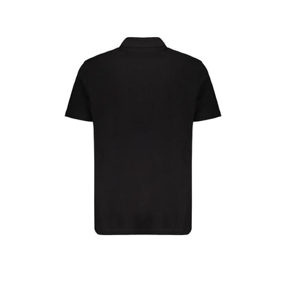 Versace Black Cotton Polo Shirt