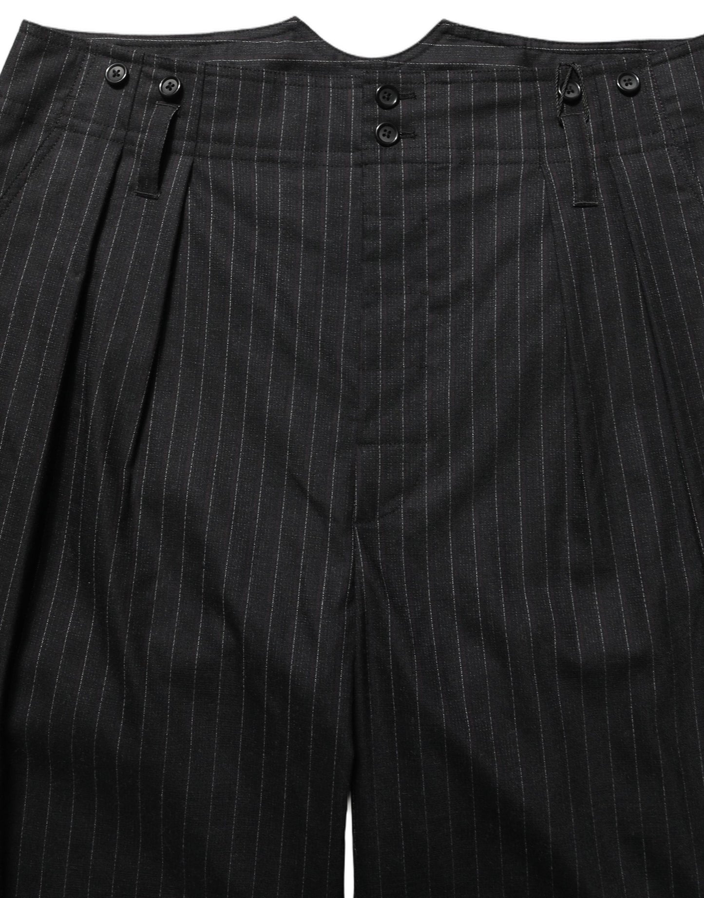 Dolce & Gabbana Black Pinstripe Wool Men Dress Trouser Pants