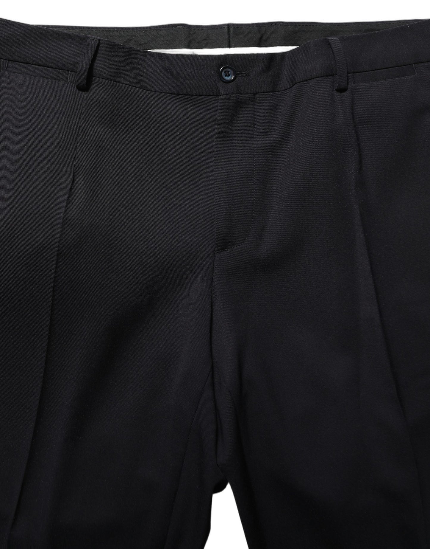 Dolce & Gabbana Black Wool Slim Fit Formal Men 2 Piece Suit