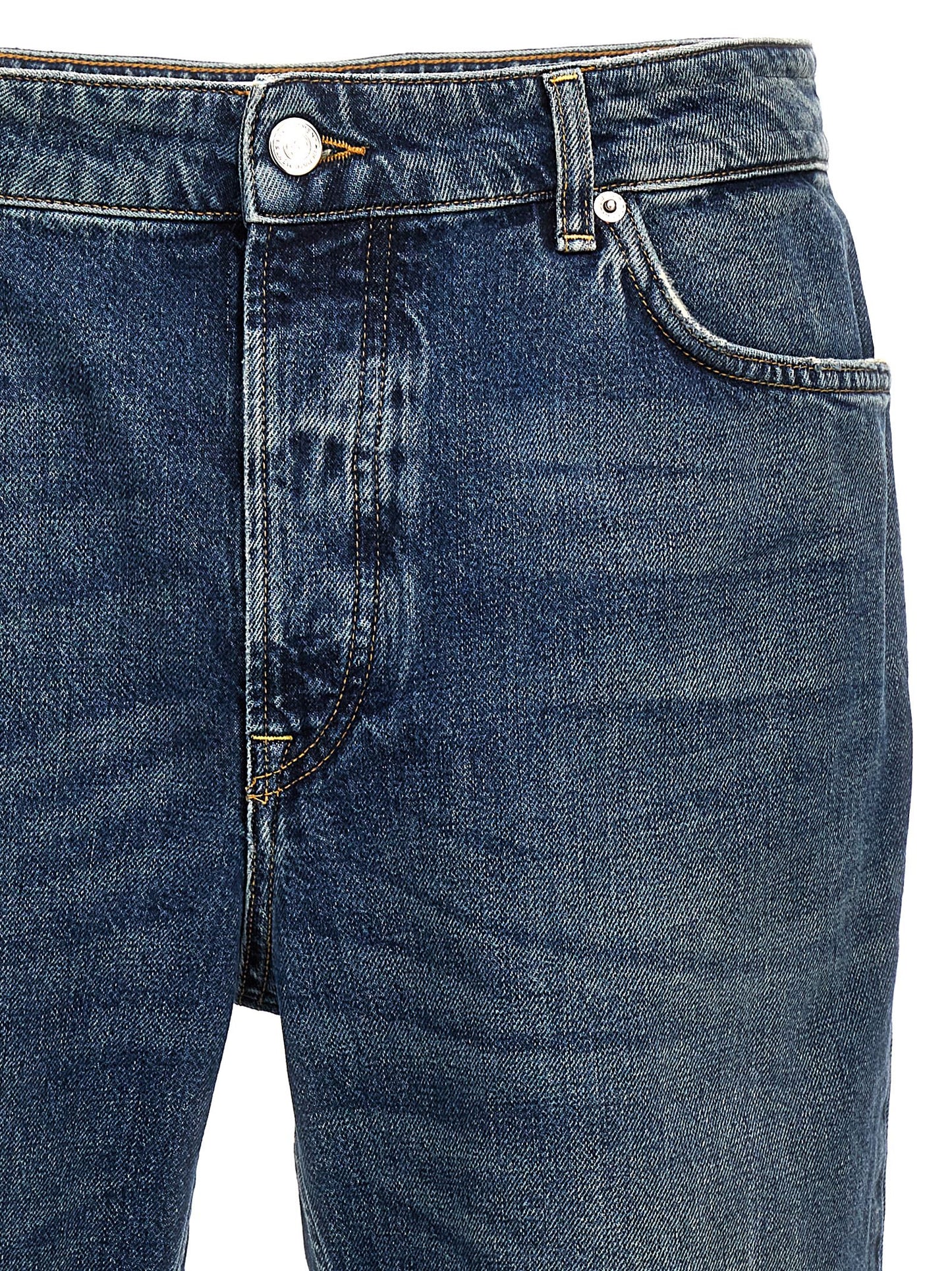 Jeans by Department 5 for men in denim cotton blue features an refined tailoring silhouette, showcasing a premium regular-fit with a and long cut for a refined tailoring look.