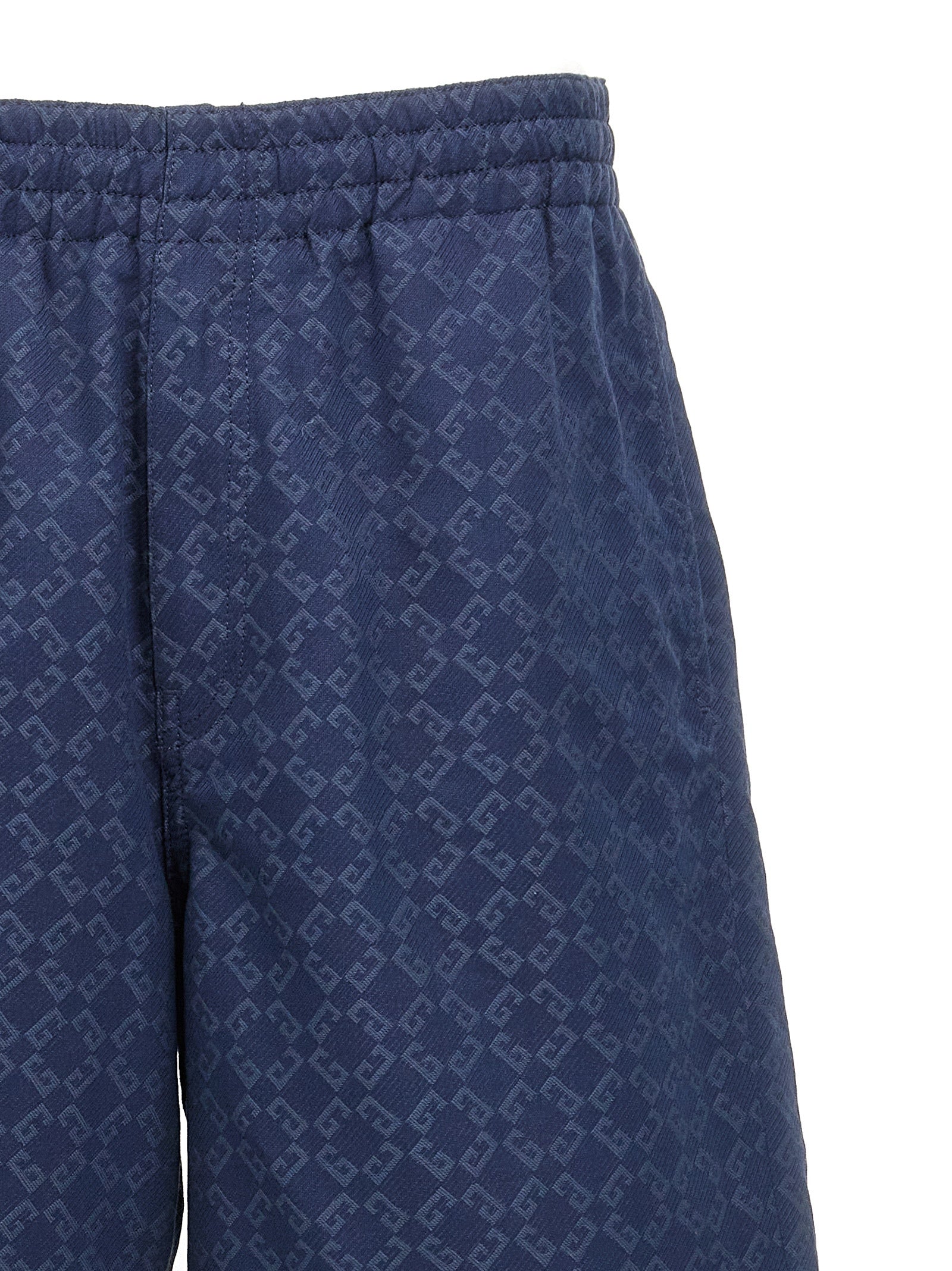 Bermuda Shorts by Givenchy for men in viscose cotton blue, jacquard & monogram features a eye catching and short with a eye catching .