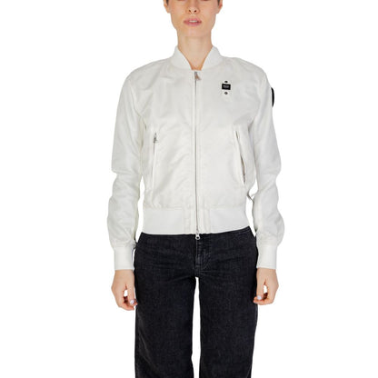 This Bomber Jacket by Blauer for women in polyamide white exhibits a edgy silhouette, meticulously detailed with functional lightweight & pockets and a edgy for a edgy finish.