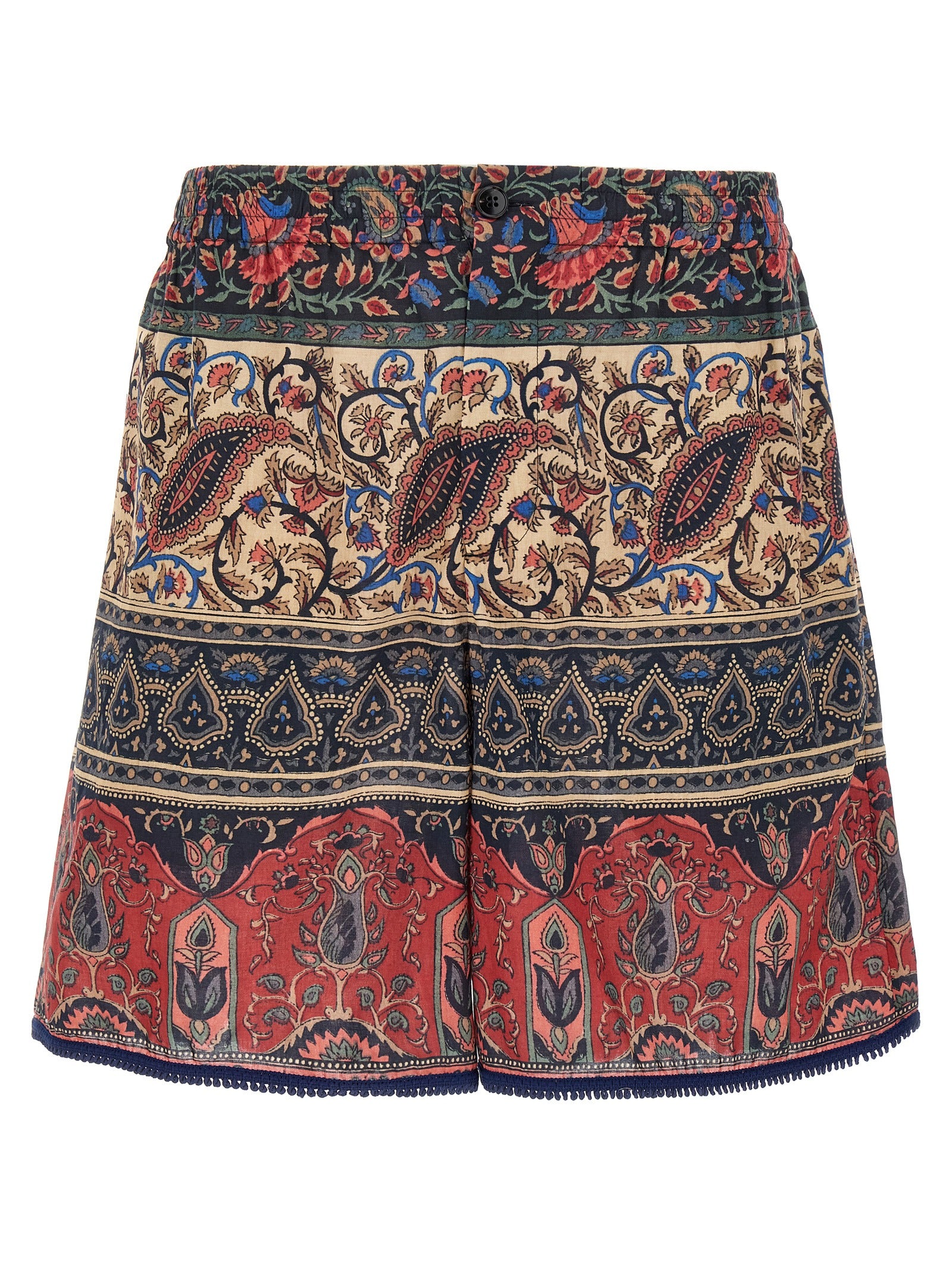 Bermuda Shorts by Valentino Garavani for men in cotton multicolor & print features a eye catching and short with a eye catching .