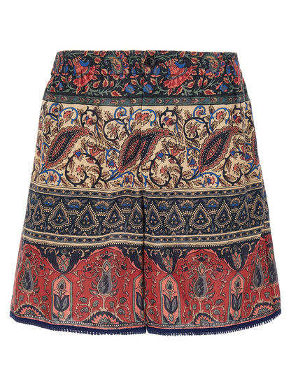 Bermuda Shorts by Valentino Garavani for men in cotton multicolor & print features a eye catching and short with a eye catching .