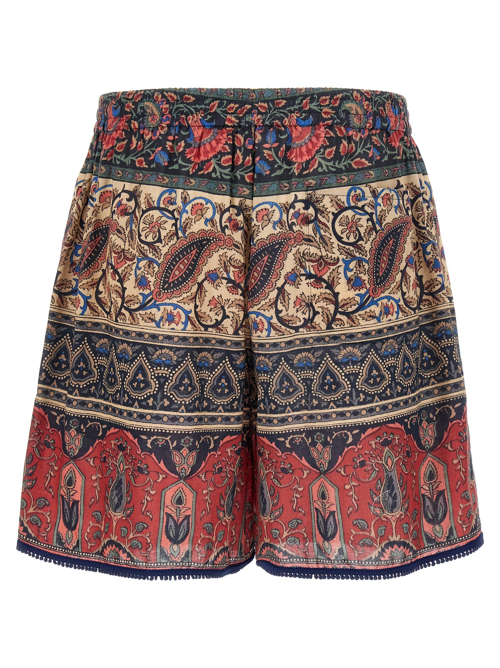 Bermuda Shorts by Valentino Garavani for men in cotton multicolor & print presents a contemporary silhouette, showcasing a contemporary with a refined short and elegant .
