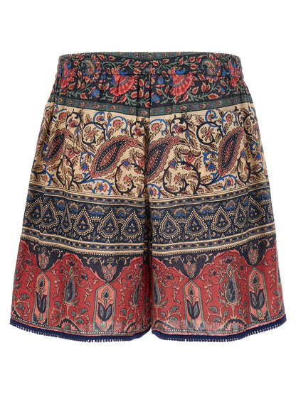 Bermuda Shorts by Valentino Garavani for men in cotton multicolor & print presents a contemporary silhouette, showcasing a contemporary with a refined short and elegant .