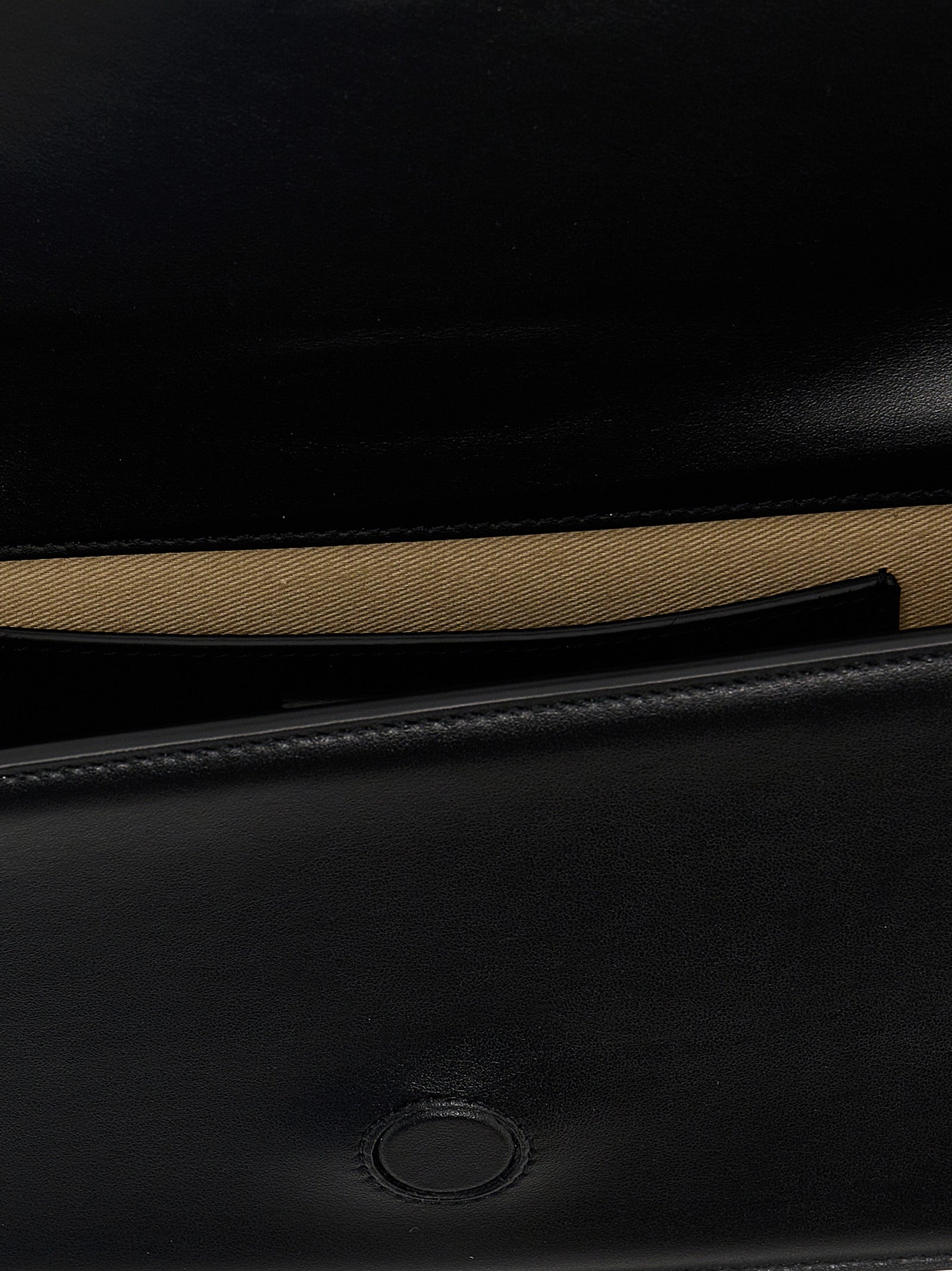 Shoulder Flap Bag by Jacquemus for women in bos taurus calf suede leather black features a statuesque silhouette, showcasing a secure flap & magnetic and statuesque with versatile shoulder-strap for a statuesque finish.