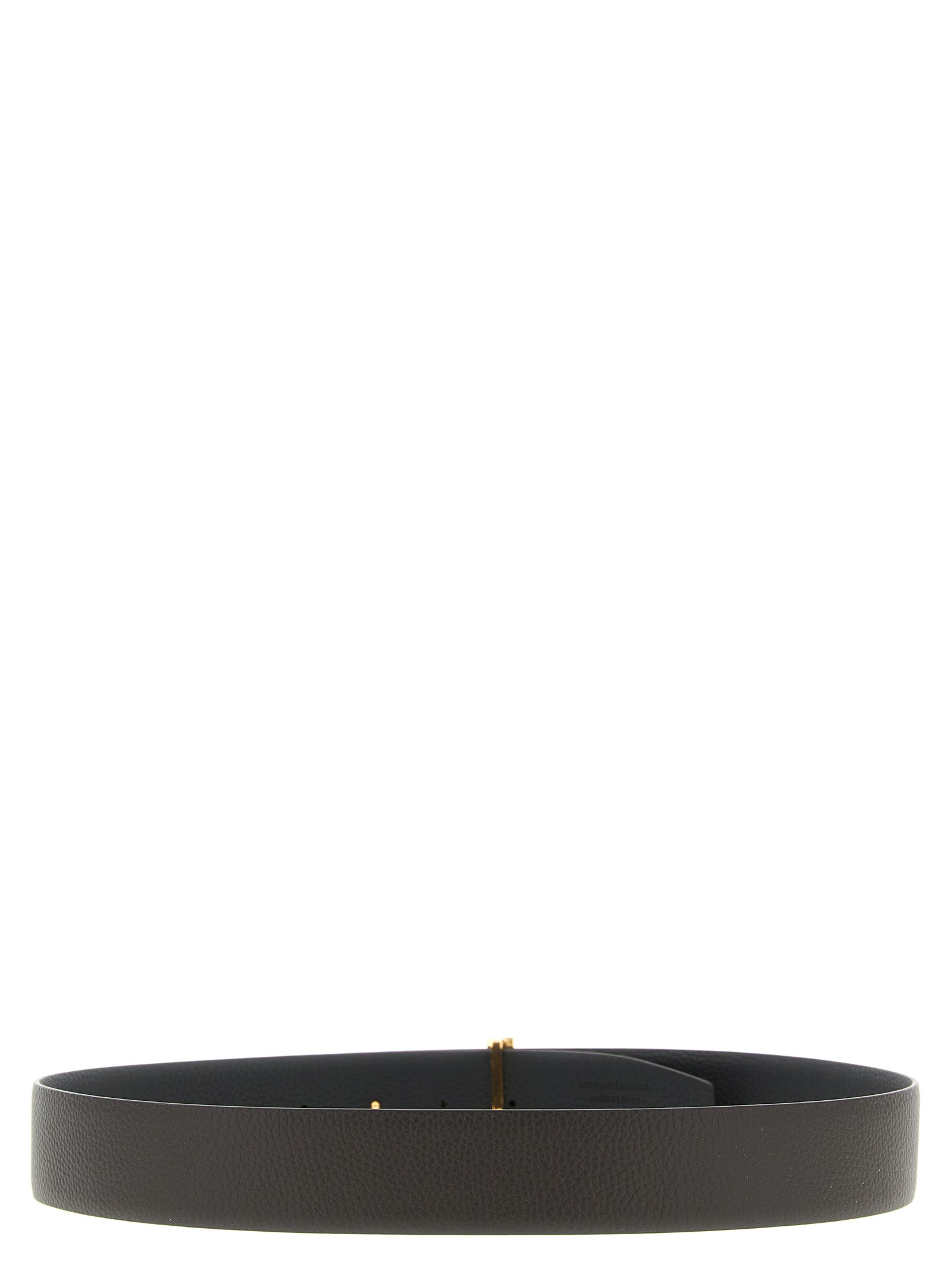 Belt by Tom Ford for men in calfskin & brass black, brown, gold, multicolor & signature features a bohemian chic silhouette, showcasing the bohemian chic Icon Calfskin & Brass Belt design with a sophisticated bohemian chic finish.