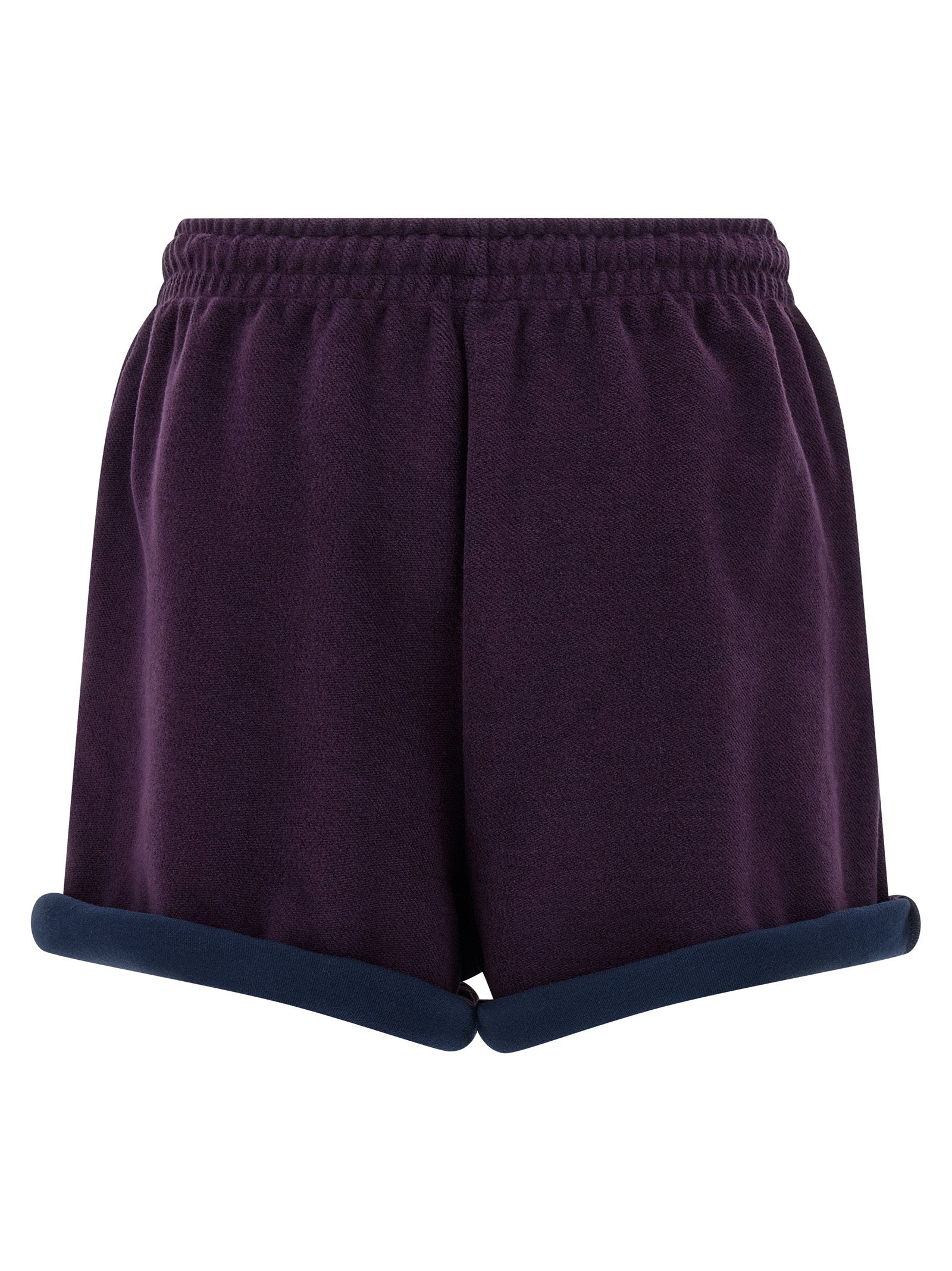 Bermuda Shorts by The Attico for women in cotton purple presents a contemporary silhouette, showcasing a contemporary with a refined short and elegant .